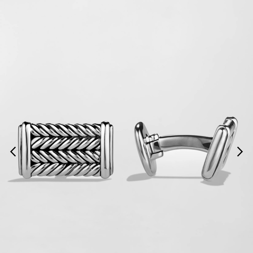 David yurman cufflink Men's Chevron Cuff Links